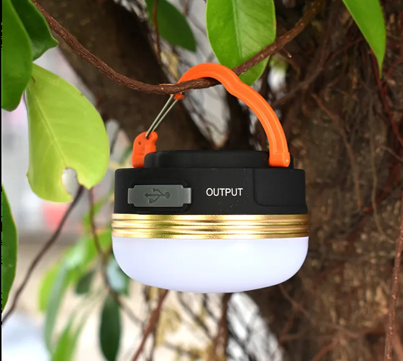 СВЕТОДИОДНЫЙ кемпинговый тент светильник USB зарядка аварийное освещение кемпинга рабочий Домашний Светильник с магнитом может повесить походный светильник