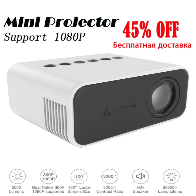 Changhong Yt500 Mini Projector 320*240p Support 1080p Hdmi Usb Audio Home  Media Video Player Portable Beamer - Projectors - AliExpress