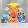 Cute Vinyl Clownfish Shark Devil Fish Nemo Dory Float Spraying Water Squeeze Sea Animals For Baby Kids Bathing Toys 3