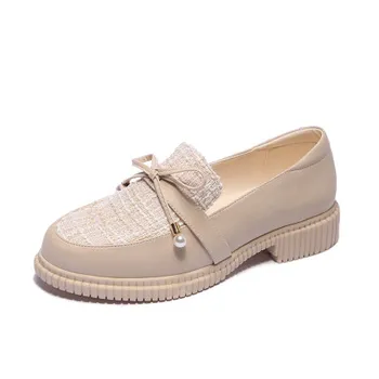 

Xiaoxiangfeng small leather shoes student fairy style trend single shoes 2020 new spring and summer wild loafers