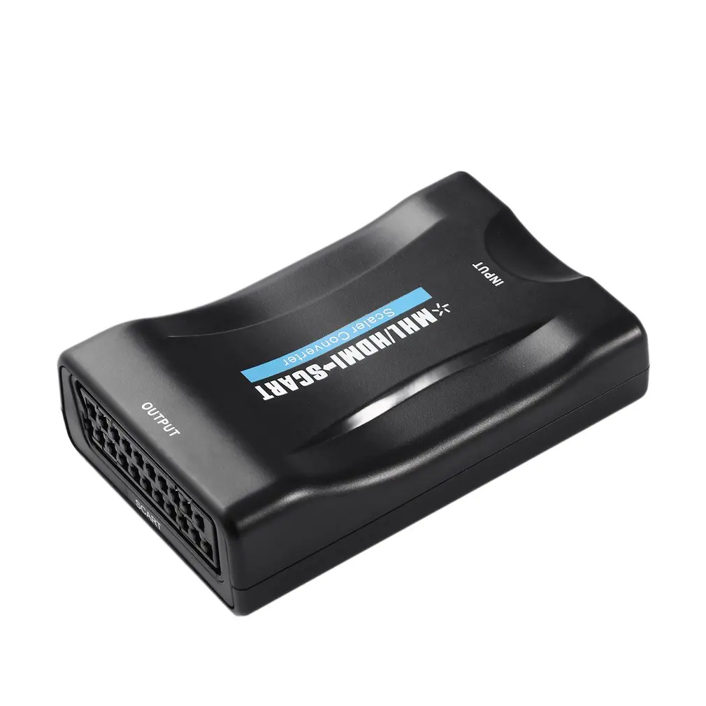  HD 1080P HDMI A SCART Video Audio Adattatore Convertitore Universale Adattatore Per HD TV DVD Scato
