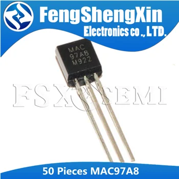 

50CS MAC97A8 TO-92 97A8 TO92 Sensitive Gate Triacs Silicon Bidirectional Thyristors