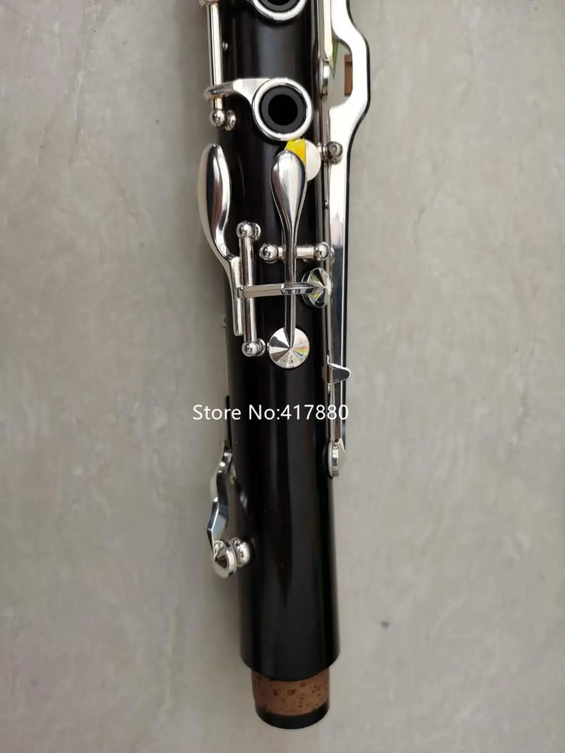 High Quality Clarinet 18 Keys G Tune Ebony Wood Black Silver key Musical instrument With Case