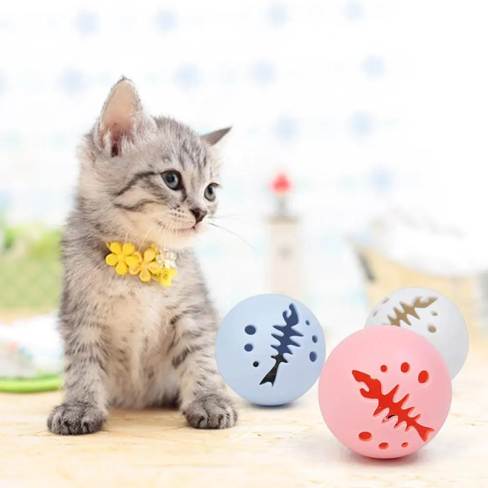 3 шт./компл. Кот Вспышка шар Catnip колокольчик интерактивный котенок игрушки для упражнений