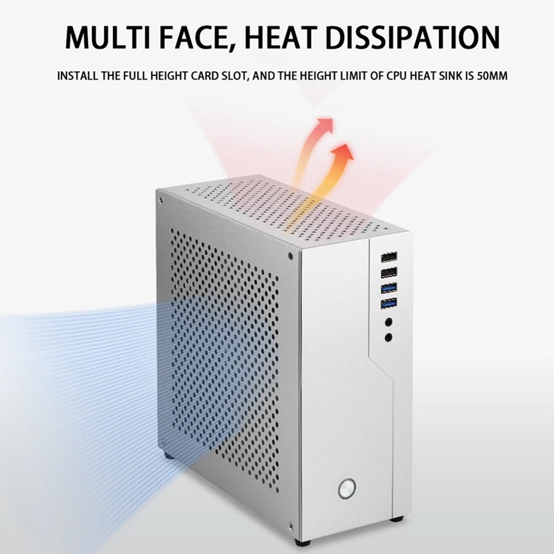 Mini itx computador caso todo o alumínio