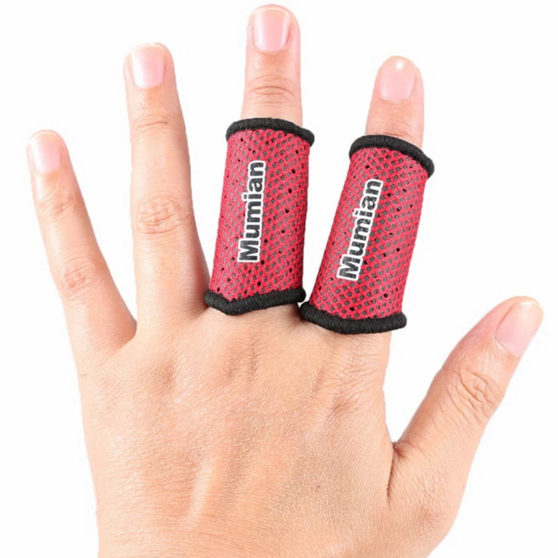 Finger Guard Breathable Elastic Finger Sleeves Support Nylon Elastic Finger Bands Basketabll Volleyball Guards Elastica Tapes