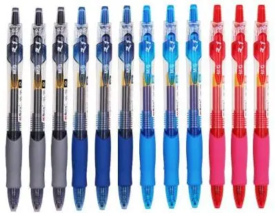 

M&G R1 Normal Plastic Gel Pens Rollerball Pen 0.5mm Black / Red / Blue / Blue Black 4 Colors for Chose School Office Supplies