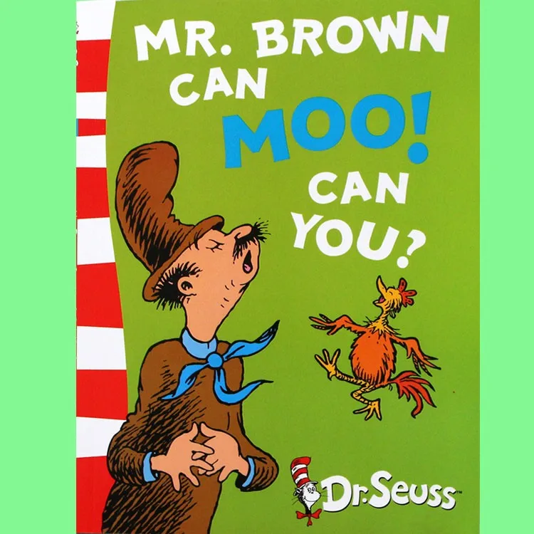 

Mr.Brown Can Moo! Can You Dr.Seuss Interesting Story Parent Child Kids Picture English Books Christmas Gift Age 3 up