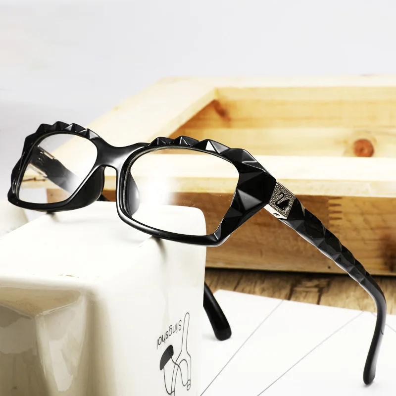 

Evove Eyeglasses Frame Women Fake Fashion Glasses Woman Small Nerd Spectacles Myopia Diopter Anti Blue Reflection Optic Lens