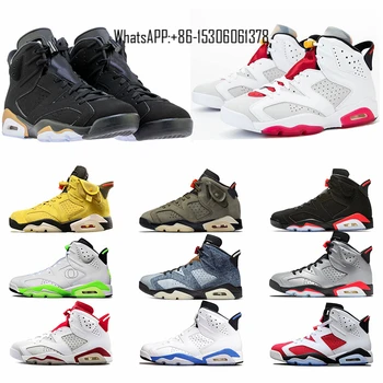 

Retro DMP Hare 6 6s Mens Basketball Shoes Black Infrared Washed Denim Tinker PSG Men Air Jordans Sports Sneakers
