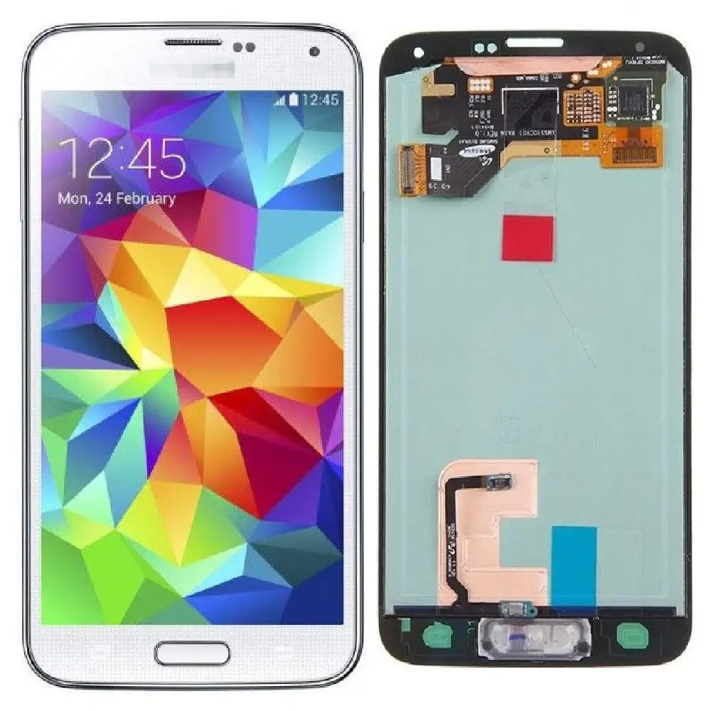 Для SAMSUNG Galaxy S5 SUPER AMOLED 5,1 ''дисплей сенсорный ЖК-экран для SAMSUNG Galaxy S5 i9600 G900 G900F G900M G900H SM-G900F