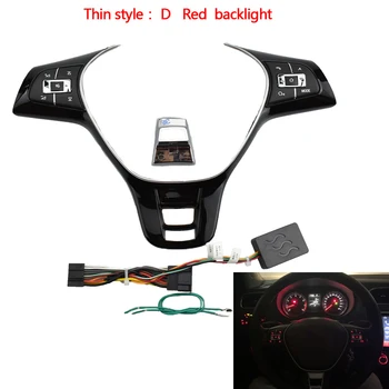 

Modified multifunction steering wheel control button switch volume button audio switch button For V W MK6 Golf 7 J etta P olo