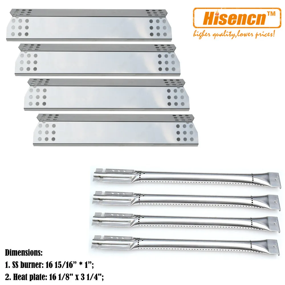 Hisencn Bbq Parts Kit Ss Pipe Gas Grill Burner Heat Plate Tent Hisencn Bbq Parts Kit Ss Pipe Gas Grill