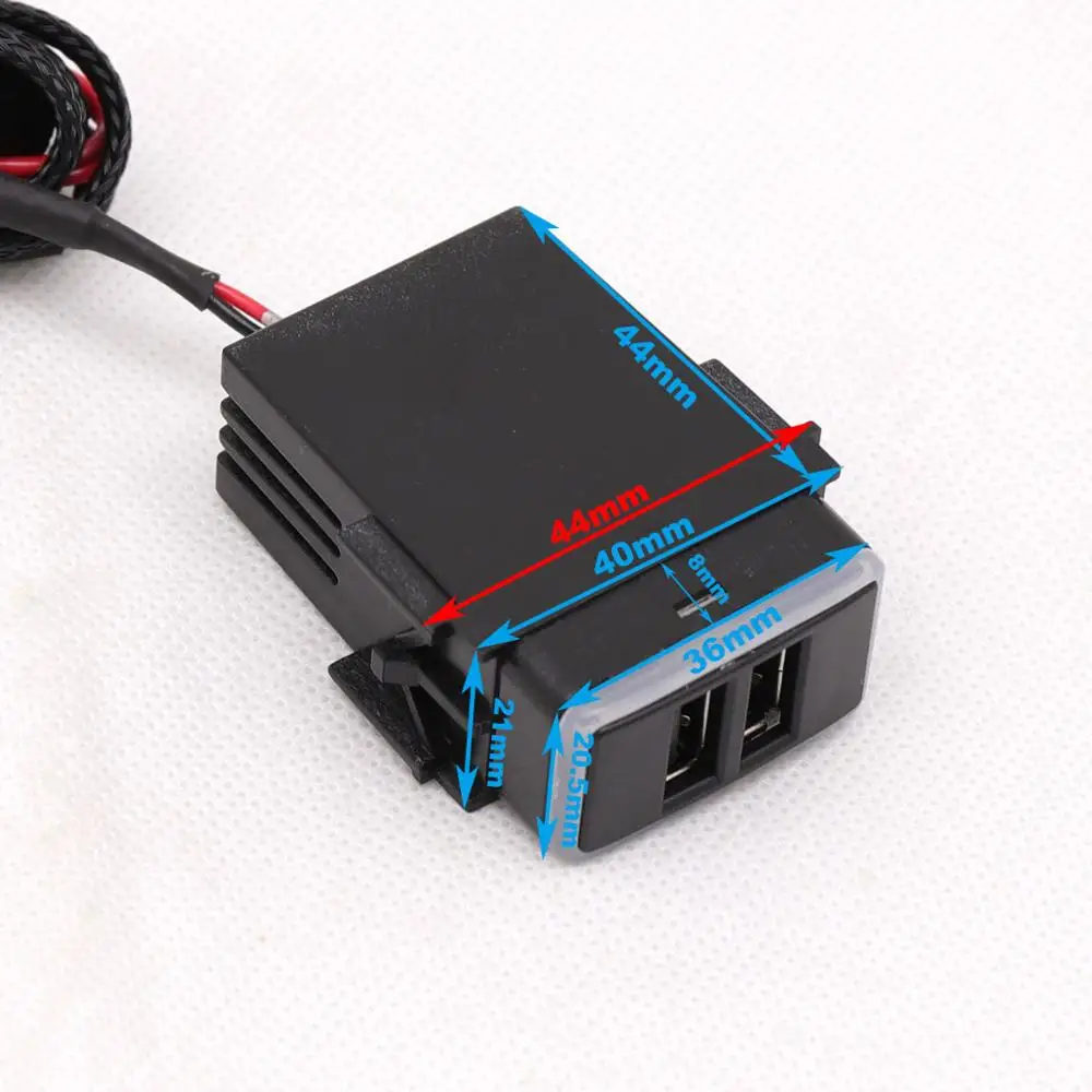 QC3.0 Quickcharge автомобильное зарядное устройство двойной USB телефон Pad адаптер DVR Plug& Play кабель для Subaru Forester