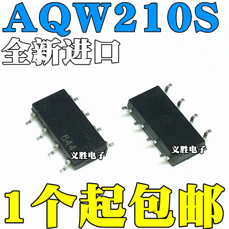 

10 шт./лот AQW210S AQW210SX AQW210 SMD SOP8 оптопары твердотельные реле Оптрон