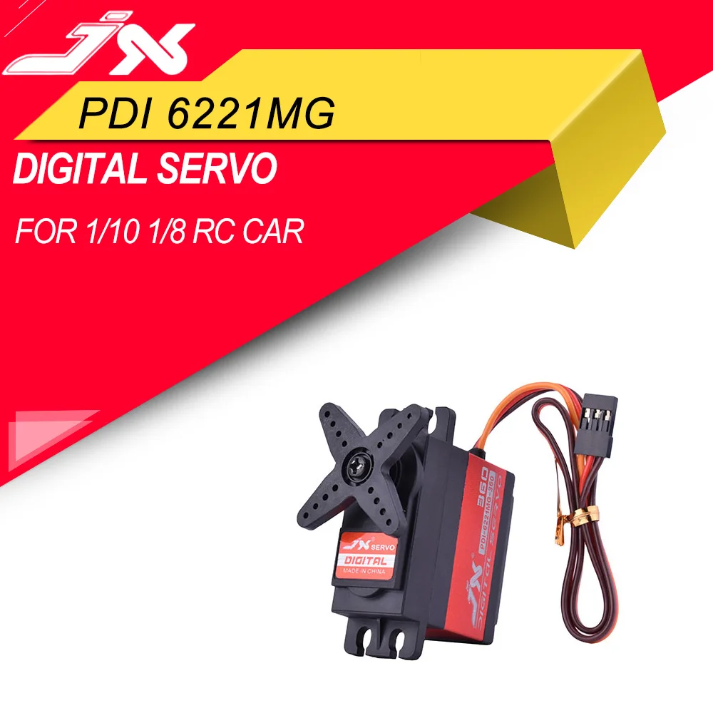 Цифровой сервопривод JX PDI-6221MG-360 20 кг 4 8 В-6 в с большим крутящим моментом 360