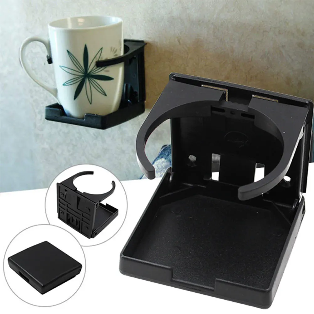 Adjustable Folding Plastic Drink Cup Holder Mount for Boat Car Truck RV