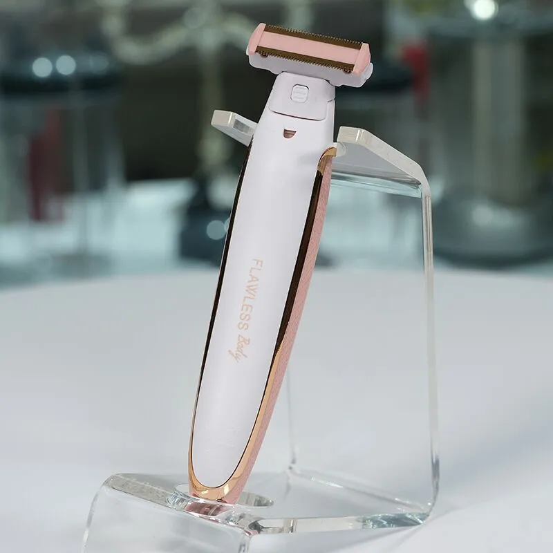 Электрический женский эпилятор USB Перезаряжаемый безболезненный портативный Эпилятор бритва роторная для лица, ног, бикини, губ, депилятор