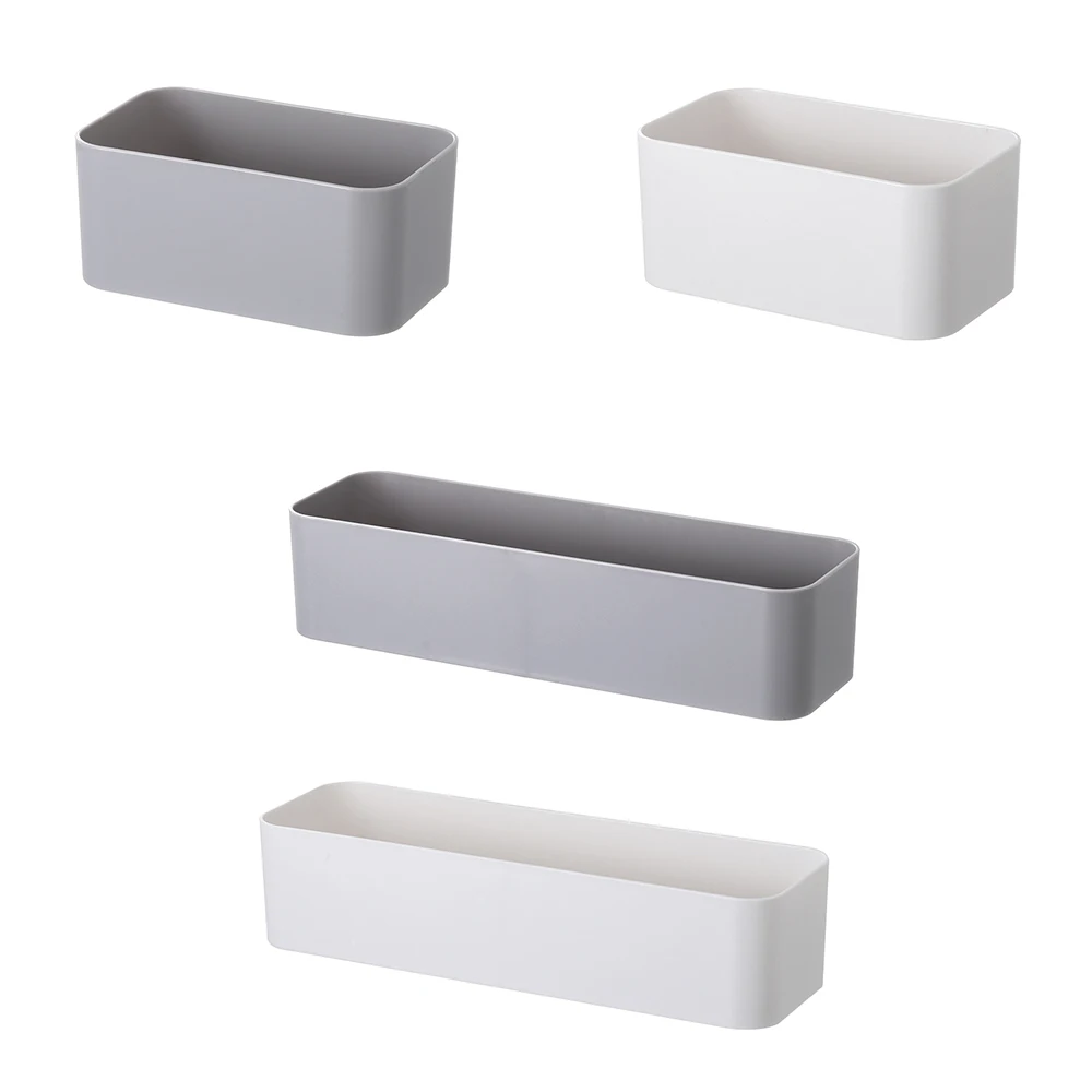 Wall Mounted Office Organizer Cosmetic Storage Box Bathroom Storage Rack Wall Shelf Stand Case School Office Stationery storage tray,office supplies set