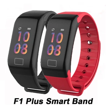 

F1 Plus color LCD screen fitness tracker sleep tracker heart rate monitor smart bracelet for IOS Android phone