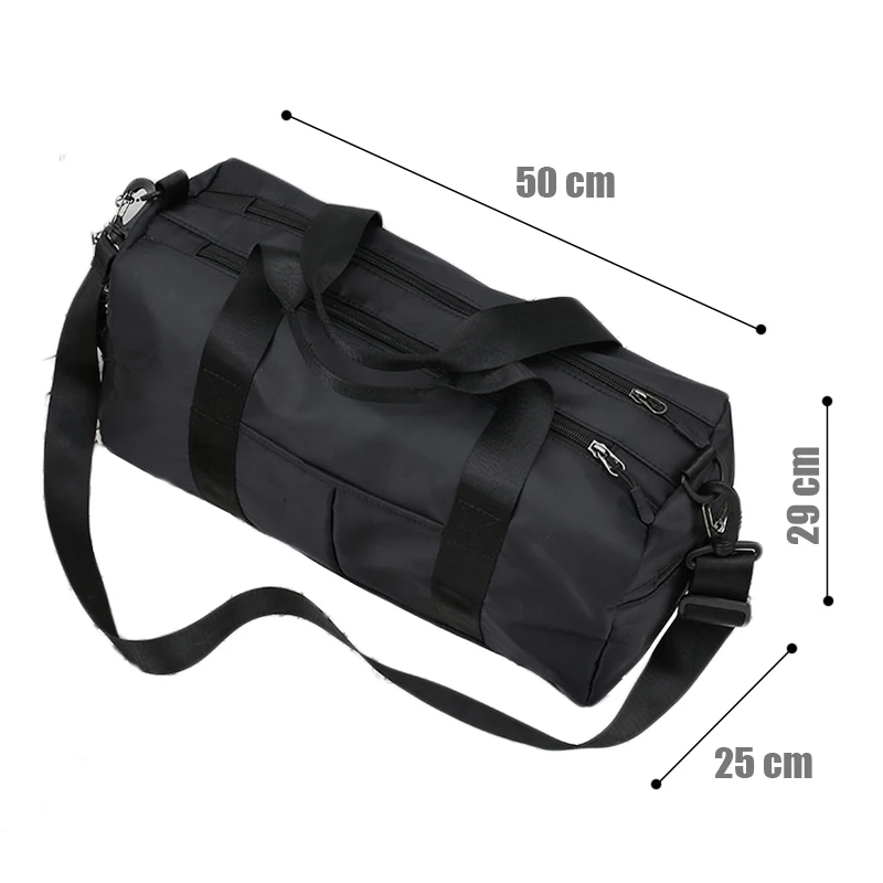 Уличная Водонепроницаемая нейлоновая спортивная сумка для мужчин и женщин, тренировочная сумка для фитнеса и путешествий, коврик для йоги, спортивная сумка с обувью для мужчин t, T91