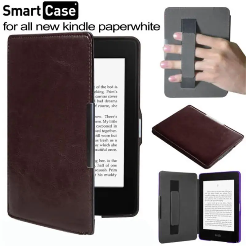 Чехол для Kindle Paperwhite 1 / 2 /3 с ручным ремешком чехол 2016 2015 2013 2012 автоматическая