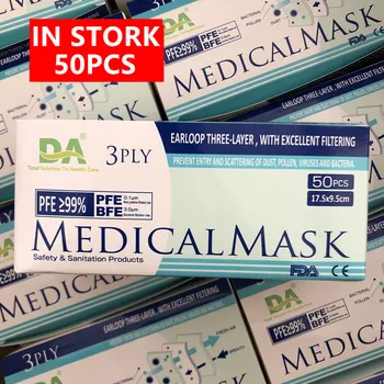 

Anti-Pollution 3 Laye Mask dust protection Masks Disposable Face Masks Elastic Ear Loop Disposable Dust Filter Safety Mask