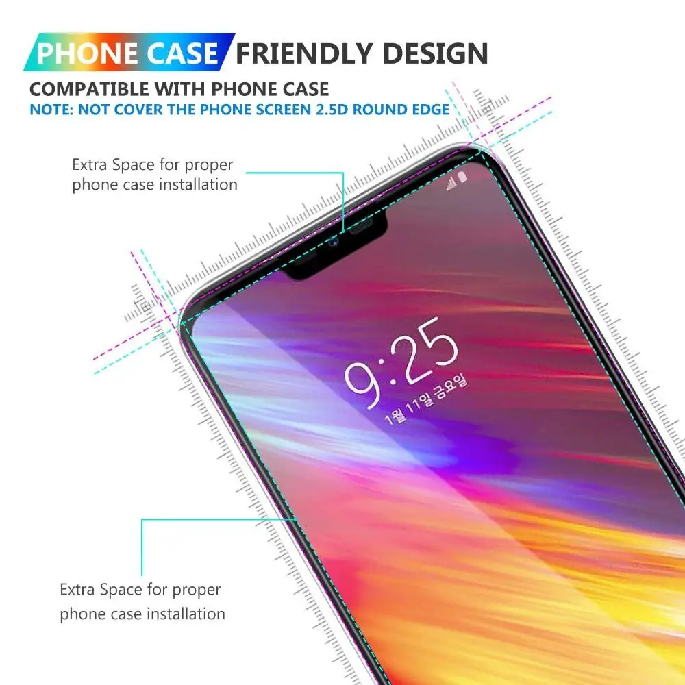 Закаленное Стекло для LG G8S thinQ Экран протектор для LG Q60 K50 W30 W10 Stylus5 K40 G8 V50 V40 Q7 плюс V30 плёнка полностью покрывающая Стекло