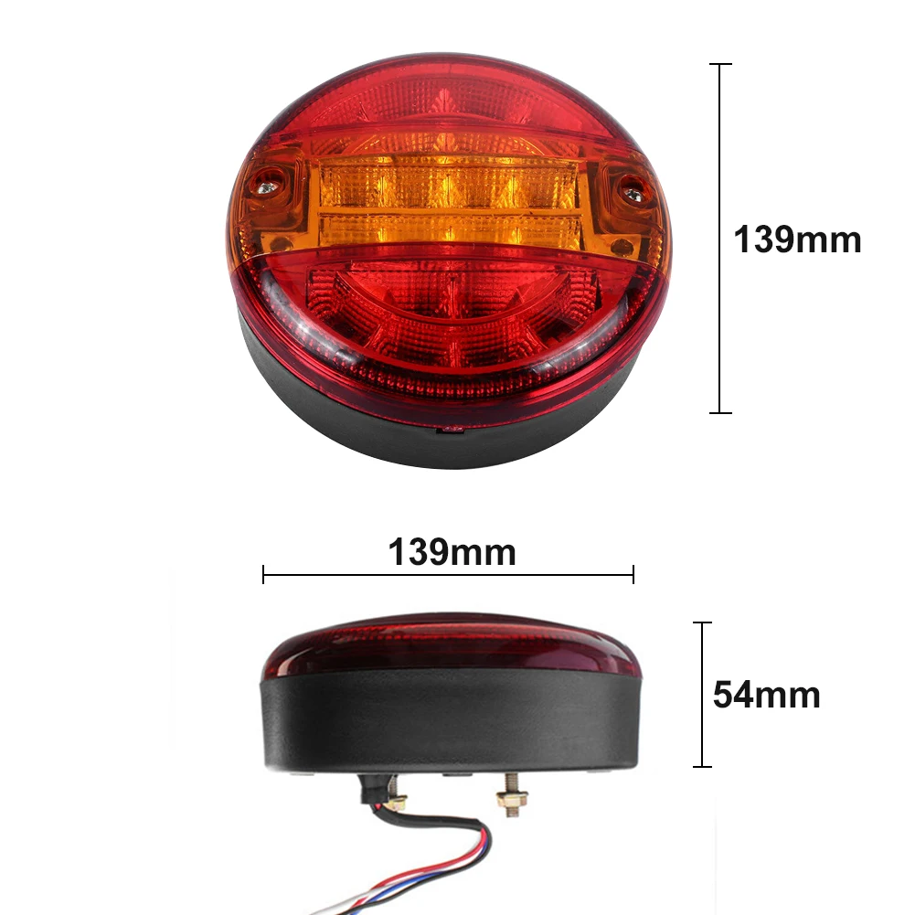 4 дюйма 20LED круглый поворотник Предупреждение светильник пикап лодки для грузовика Strobe Flash хвост светильник s универсальный прицеп легко установить