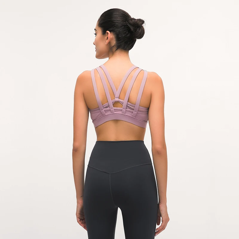 Najtaniej Nepoagym EARTH XS do XL rozmiar kobiety Plus rozmiar stanik sportowy miękki materiał krzyż powrót stanik sportowy Strappy stanik sportowy biustonosz sportowy