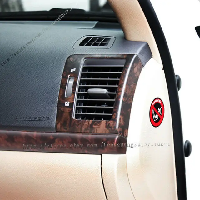 Для Toyota Land Cruiser LC200 2008- набор для отделки деревянного зерна 19 шт. комплект модификации автомобиля аксессуары