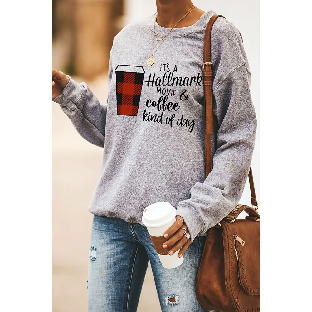 COLOR 3 LOVELYFOX красивый женский топ Poleras Mujer De Moda Дамская Толстовка с длинным рукавом Рождественский пуловер с принтом в виде машины и букв - Цвет: COLOR 3