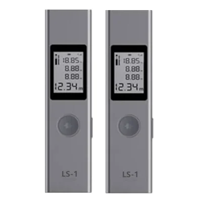 2PCS LS-1 Xiaomi youpin ATuMan DUKA LS-P LS-1 перезаряжаемый интеллектуальный цифровой лазерный дальномер для охоты Гольф Лазерный дальномер 40 м - Color: 2PCS LS-1