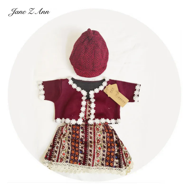 1059 Jane Z Ann/детская одежда для фотосъемки; одежда для маленьких мальчиков и девочек; 100 дней; 3-12 месяцев; стильная одежда для фотосъемки - Цвет: 1059