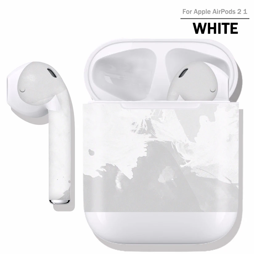 Великолепная защита от пыли для Apple AirPods 3 2 1 чехол, коробка, наклейка, Пыленепроницаемая внутренняя Защитная пленка для Air Pods pro 3, чехол, наклейка s - Цвет: A White Airpods 2 1