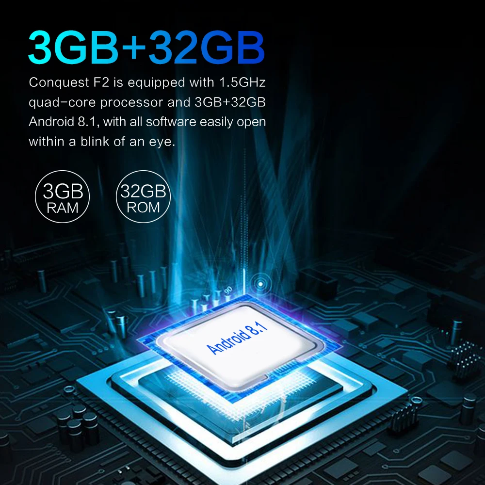 2020 CONQUEST F2 мини IP68 Водонепроницаемый NFC прочный мобильный телефон чехол для