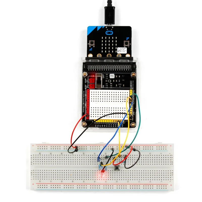 Günstig Original BBC Micro bit Prototyp Expansion Board Control Elektronische Schaltungen für BBC Micro bit DIY Kit Mini Breadboard