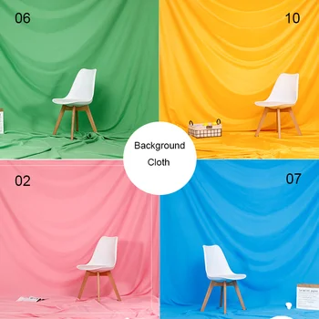 

1.5x2m Photographic Background Cloth Color Cotton Photo Backdrops Photo Studio Kit Solid Color Green Screen Chromakey
