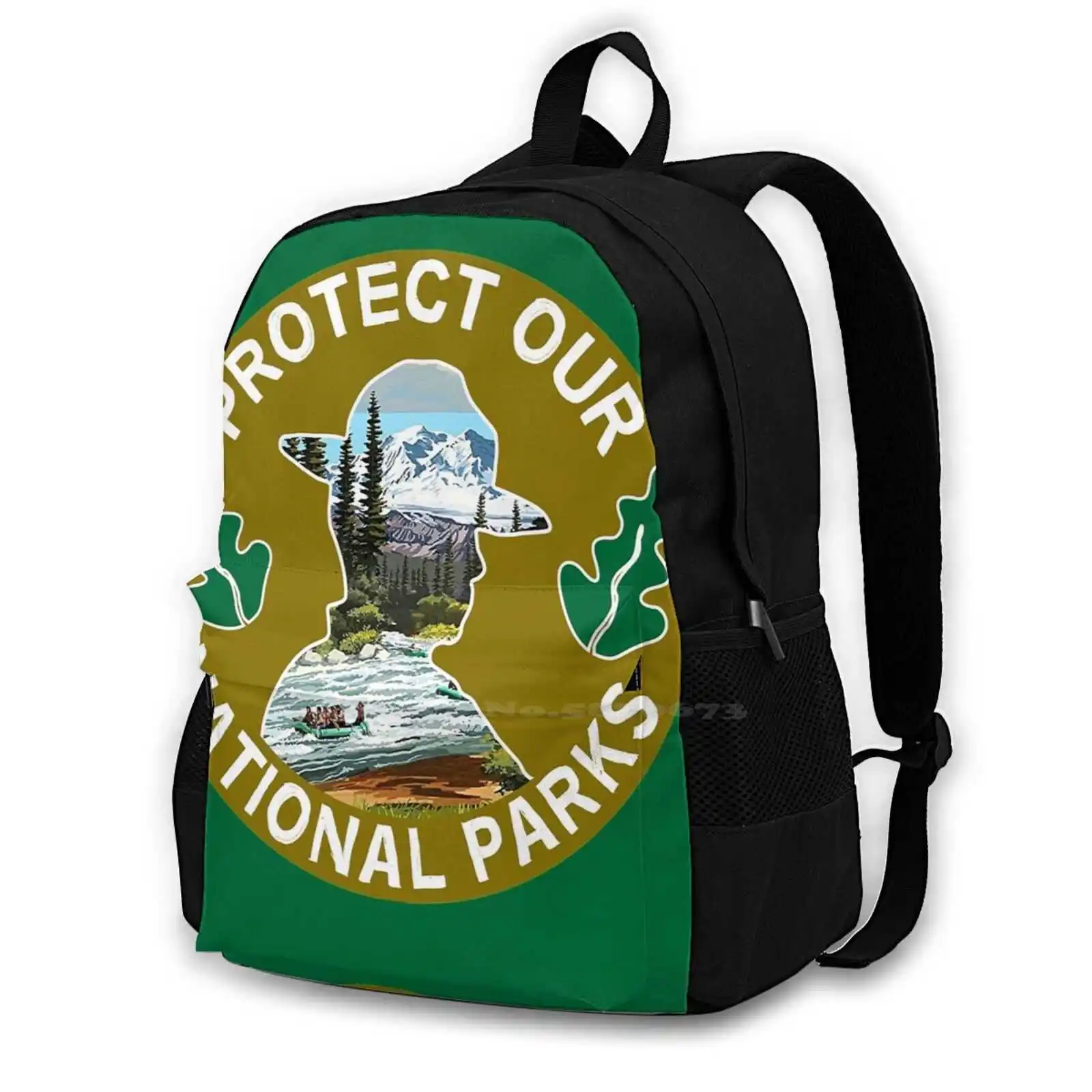 

Футболка, не оставляющая следов, экологическая футболка, рюкзак для прогулок по лесу