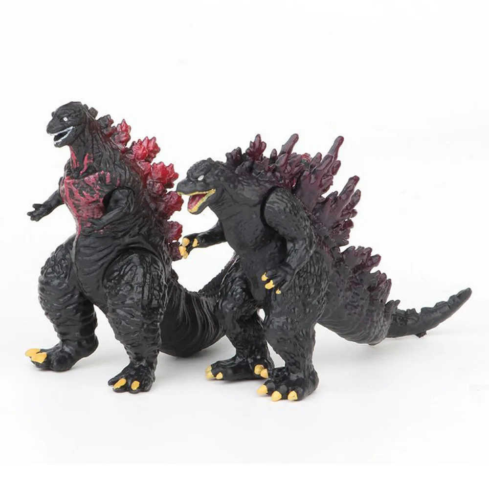 10 шт./компл. детские игрушки динозавров Mechagodzilla Gigan Anguirus фигурку Пластик ПВХ подарок игрушки в виде животных с наполнением, модель игрушка для детей