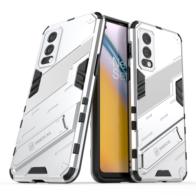 Cover Oneplus Nord 2 5G Case For Oneplus Nord 2 5G Capas PC Bumper Kickstand Back Cover For Oneplus Nord N200 2 5G Fundas