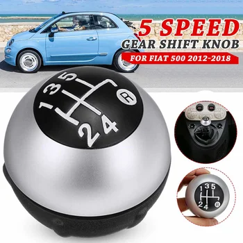 

5 Speed Car Gear Shift Knob Manual Transmission Shifter Lever Hand Ball For Fiat 500 2012-2018