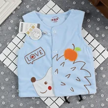 19, стиль, Детский жилет Meng xin yu, детский жилет, двухслойная ткань, Детский жилет, замша, мультяшная вышивка