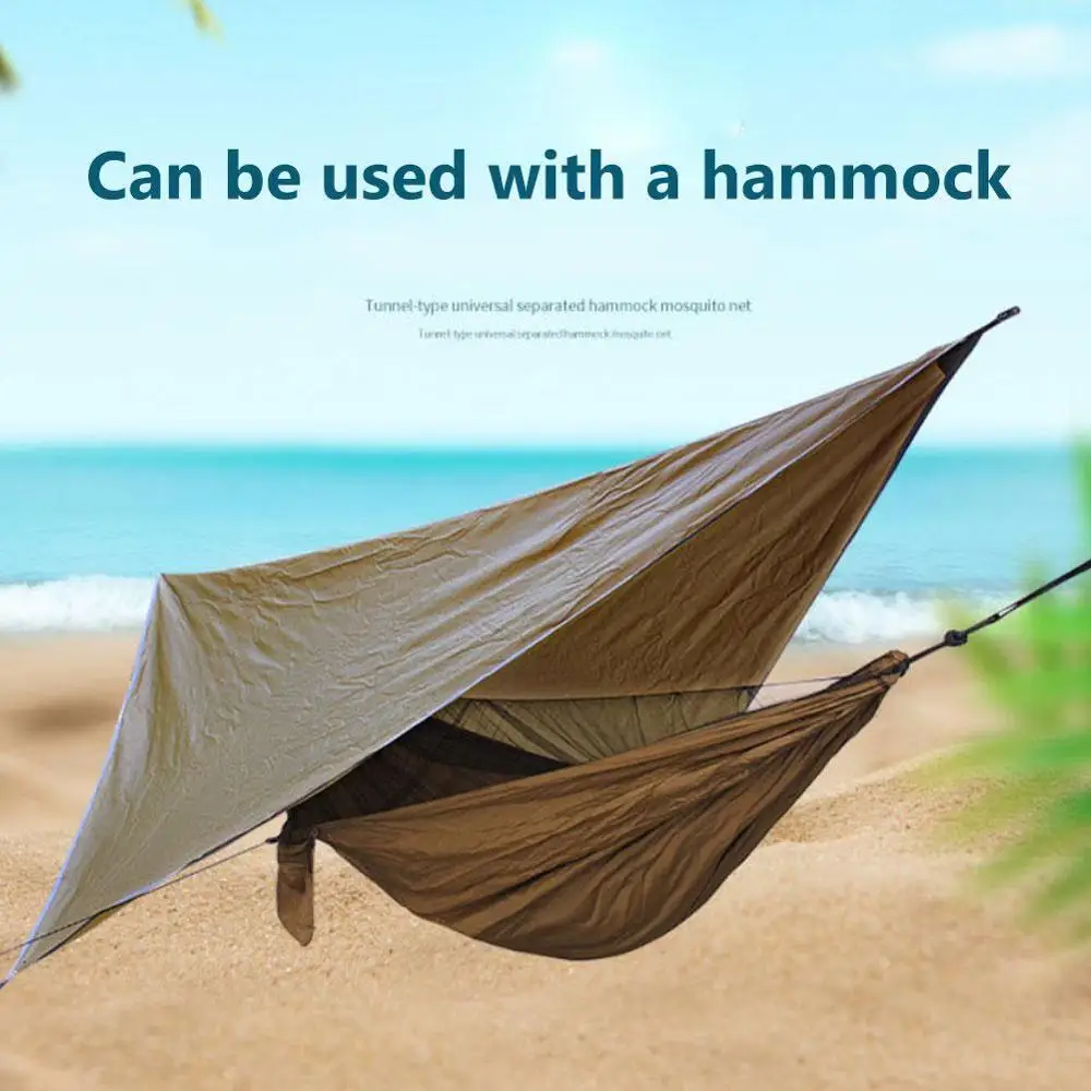 

3.6Mx2.9M Sun Shelter Waterproof Canvas Tent Anti UV Tent Shade Beach Outdoor Camping Hammock Rain Fly camping Awning Canopy
