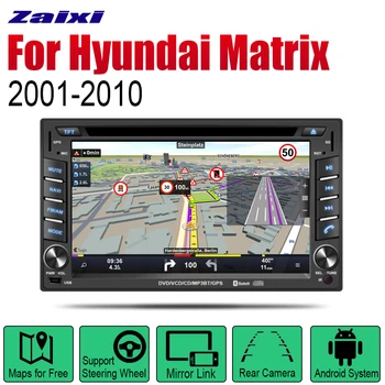 

Auto Radio Car DVD Player GPS Navigation For Hyundai Matrix space 2001~2010 2 Din Android BT Wifi Map Multimedia system