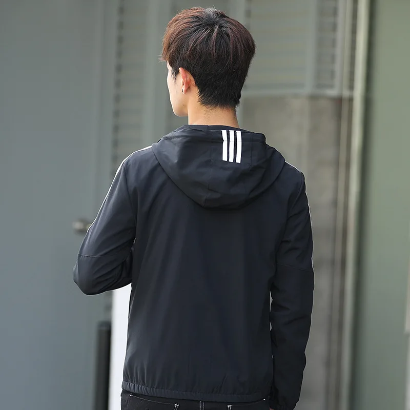 

Jacket Men's 2019 New Style Tops Korean-style Slim Fit Handsome Students Trend Youth Versatile Spring And Autumn MEN'S Coat