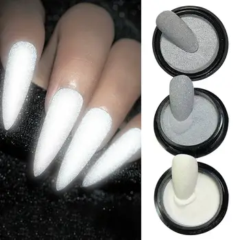 

Reflected Nail Glitter Powder 6 Colors Shiny Glow Party Dipping Powder Reflective Nail Art Tools for Disco Dancing