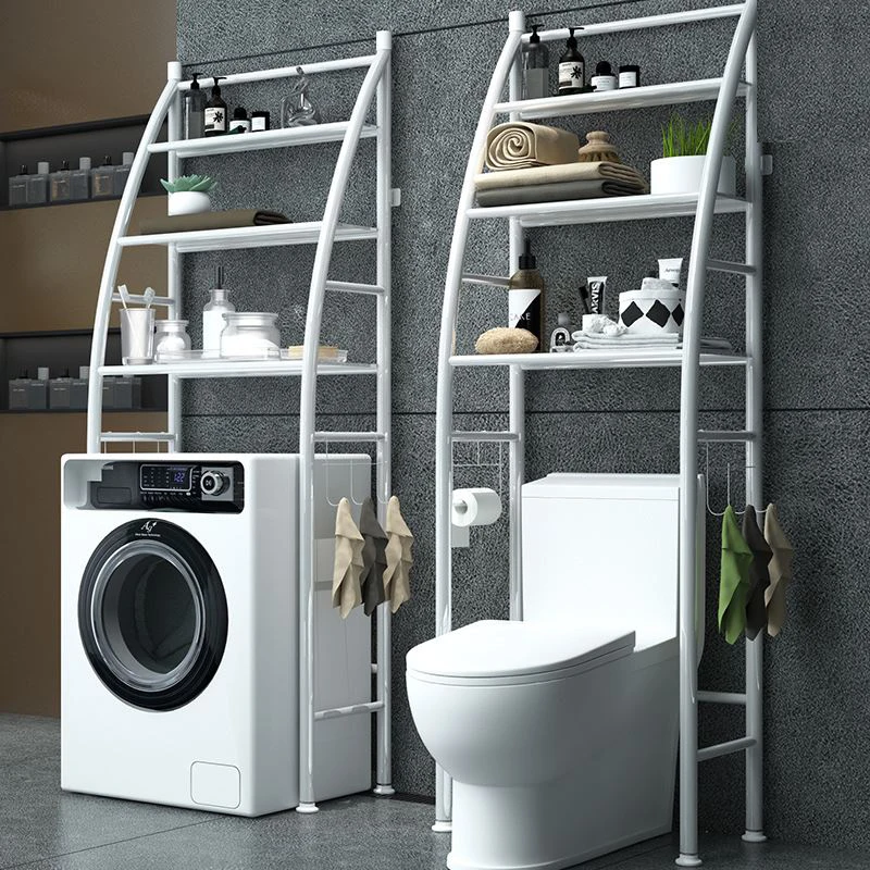 

Balcony Corner Frame Floor Automatic Drum Washing Machine Rack Bathroom Toilet Shelf Floor Type Bathroom Gadgets