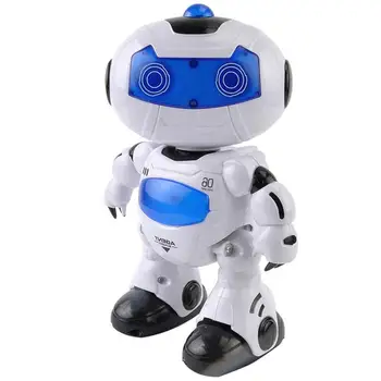 

RC Music & Light Remote Control Robot Toy Intelligent Walking Space Fun Robotic Birthday Present Toys For Kids