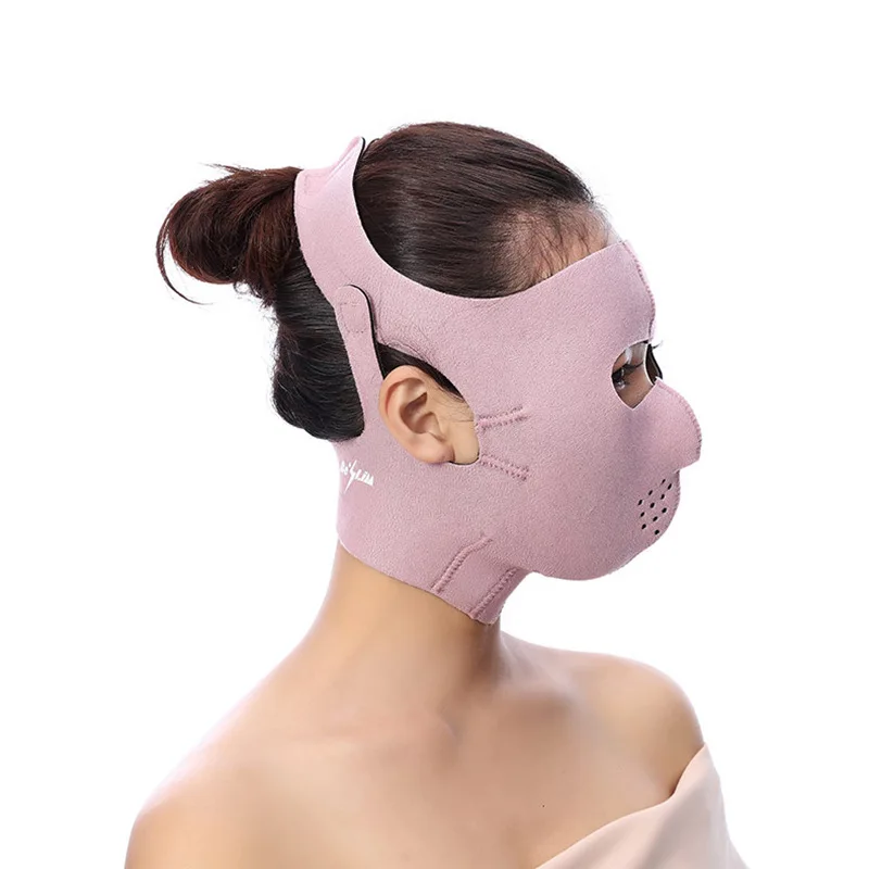 Пояс для подтяжки лица маска массажная v образная корректирующая Корректирующее